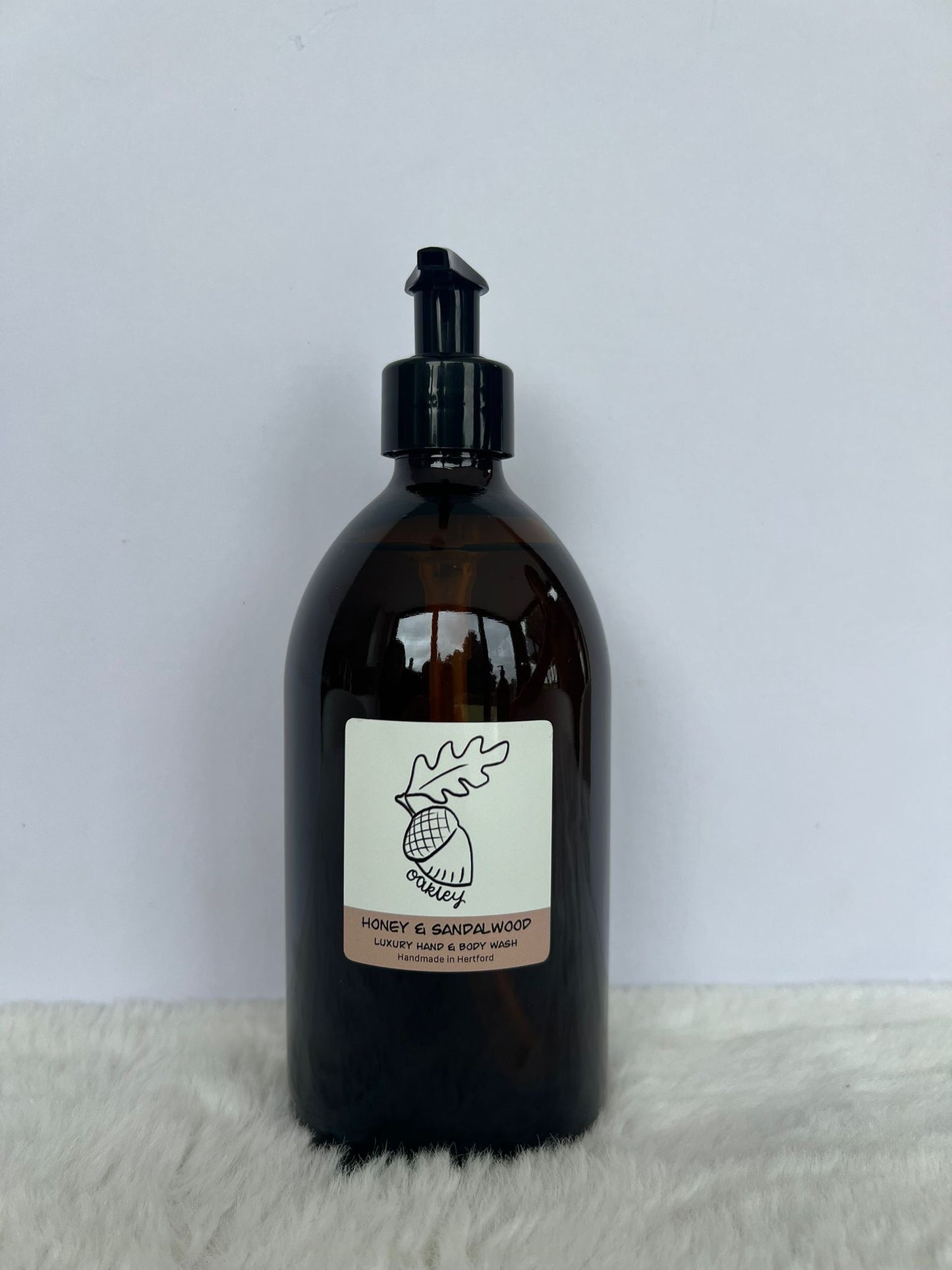 Luxury Hand & Body Wash - Honey & Sandalwood - 500ml